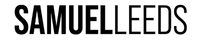 Black text logo of Samuel Leeds